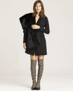 Vestido Smoking Crep Negro