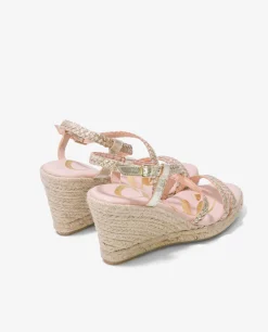 Yute Trenzado Medio Trenzado Oro