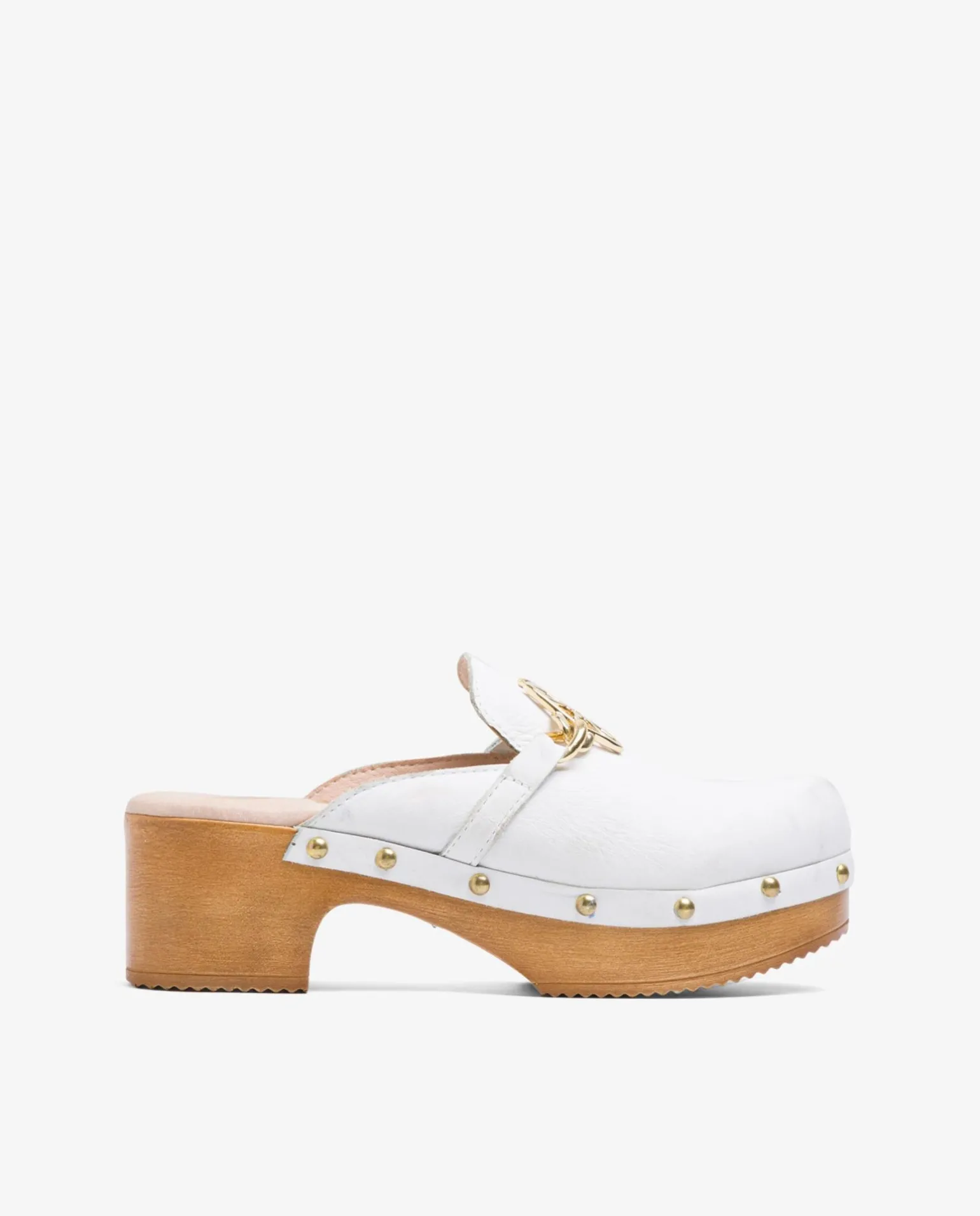 Zueco Adorno Napa Blanco