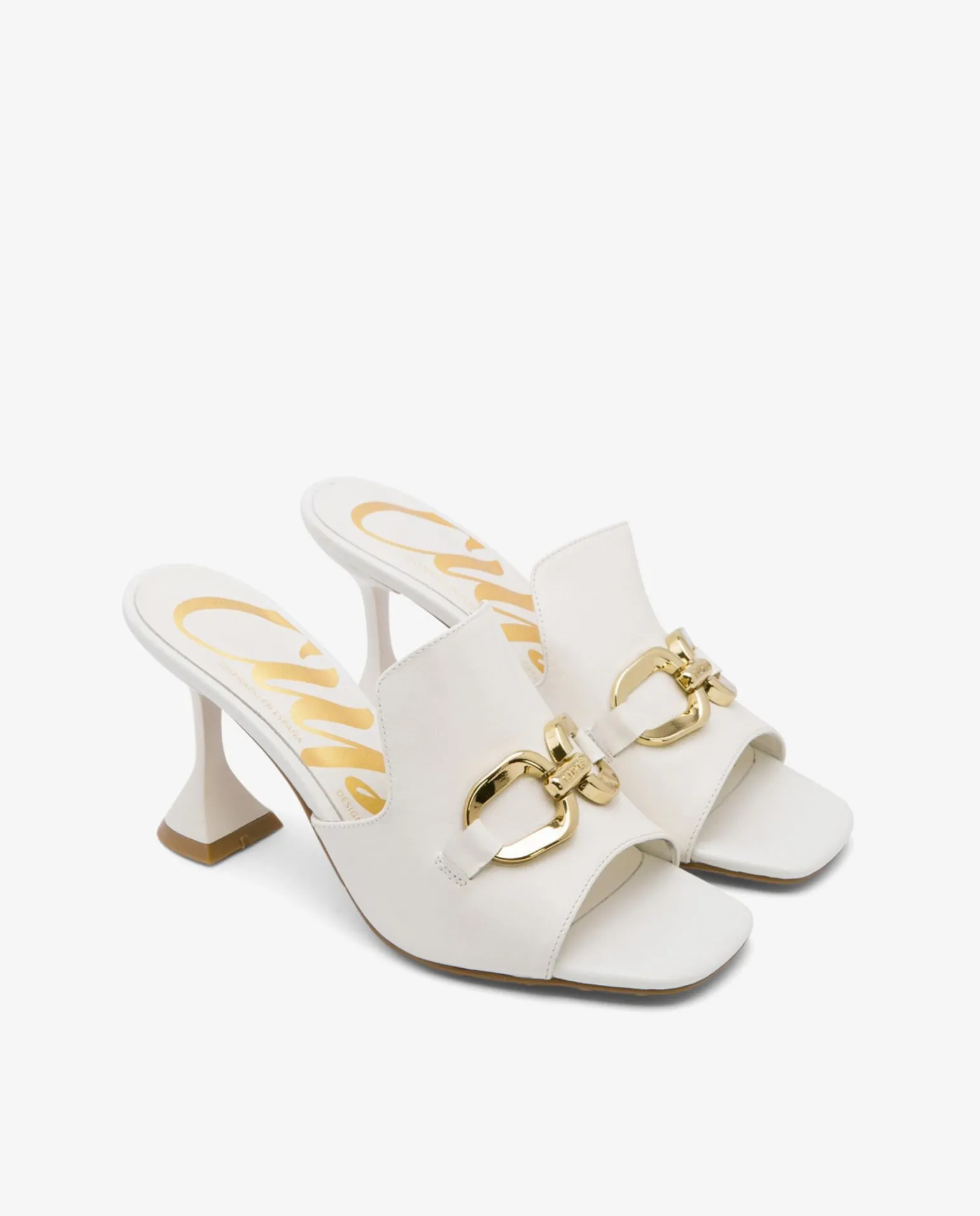 Zueco Adorno Napa Blanco