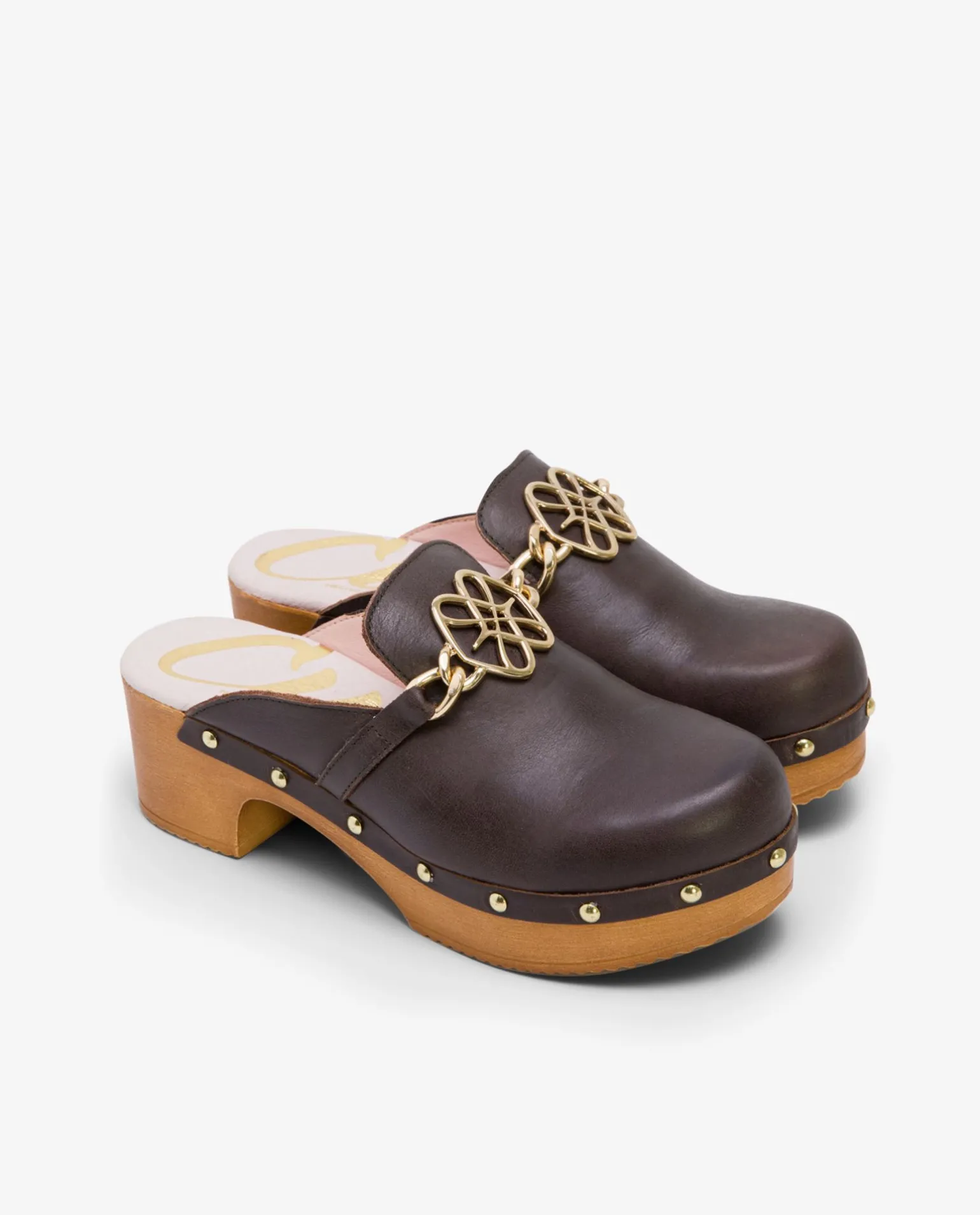 Zueco Adorno Napa Marron