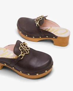 Zueco Adorno Napa Marron