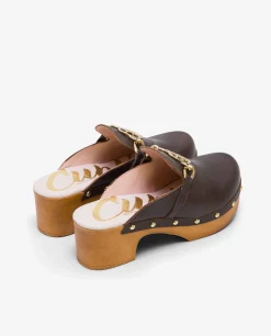 Zueco Adorno Napa Marron