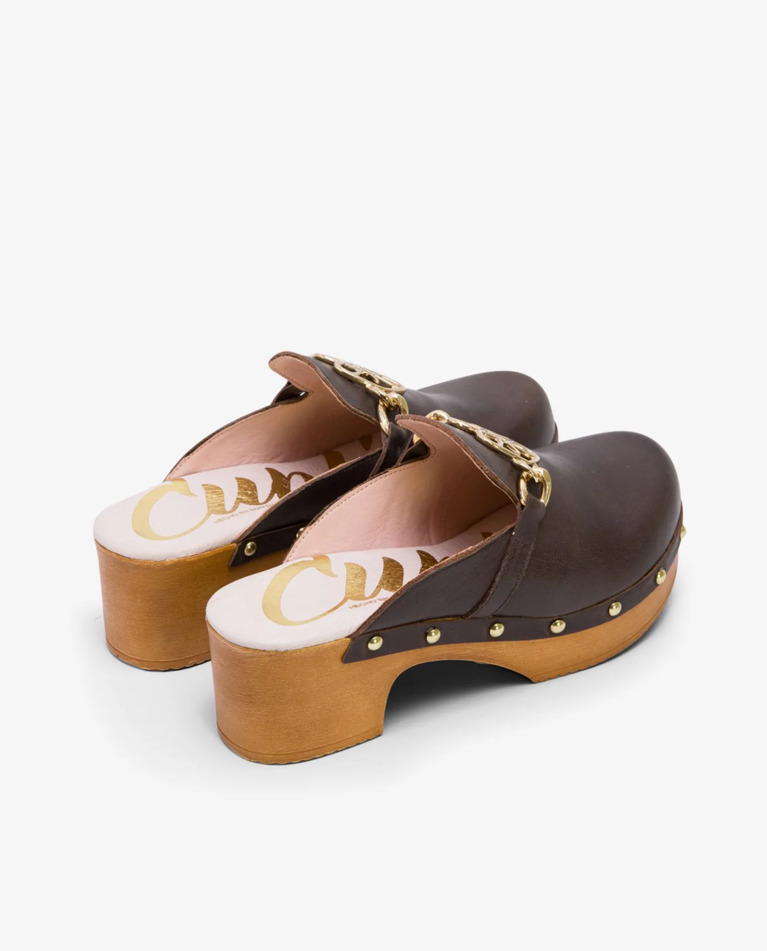 Zueco Adorno Napa Marron